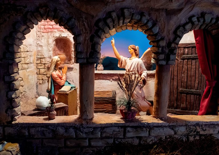 Presepe poliscenico gh51629 annunciazione